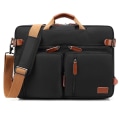 Miniatyrbillede 1 af 5: 17,3 tommer konvertibel rygsæk Laptoptaske Briefcase Sort