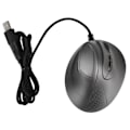 Miniatyrbilde 5 av 7: Vertikal Mus 7 Programmerbare Knapper RGB 11 Lysmoduser Justerbar DPI Kablet Ergonomisk Vertikal Mus for Spillere Grå