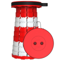 Miniatyrbilde 1 av 4: Oppgradert versjon sammenleggbar pall red white