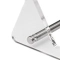 Miniatyrbillede 6 af 7: Tastatur Opbevaringsstativ Aftageligt Klart Akryl Højdejusterende Hældning Mekanisk Tastatur Display Stativ til Hjemmet 1 Lag