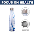 Miniatyrbilde 3 av 5: 1. Isolerte 500 ml kaldkopp i 304 rustfritt stål, Sport white+blue