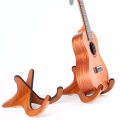 Miniatyrbild 1 av 5: Gitarrstativ Trä Anti-slip Musikinstrumentställ Hopfällbart gitarrställ