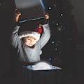 Miniatyrbillede 5 af 5: 3D Månelampe, LED Natlampe Touch Luna Lampe 3 Farver, 15 cm/5,9 tommer Diameter, USB Opladbar Natlampe