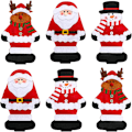 Miniatyrbillede 1 af 5: 6 stk julebestikpose Julebestikpose Julemand