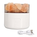 Miniatyrbillede 1 af 7: Aroma Lampe Luftfugter Farverig Komfortabel Multifunktionel Krystalsalt Lys Diffuser DC5V 200ML til Hjemmet Hvid