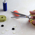 Miniatyrbillede 5 af 5: Gylden saks til kontor Rustfrit stål kontorsaks til skrivebord, multifunktionssaks til hjemmekontoret skole
