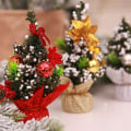 Miniatyrbilde 4 av 6: Bordsservantjuletre, kunstig mini-juletre