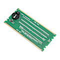 Miniatyrbild 4 av 7: Datorminnestestare DDR2 DDR3 2 i 1 PCB Material Ljusdioder Stationär Dator Moderkortstestare med LED