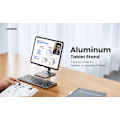 Miniatyrbillede 5 af 8: Justerbart tabletstativ til iPad, tabletstativ i aluminium til skrivebordet