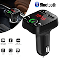 Miniatyrbillede 3 af 7: FM-transmitter X10 med Bluetooth Handsfree 4 i 1 Sort black