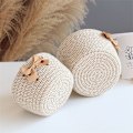 Miniatyrbillede 4 af 4: Sløjfe bomuldsreb Opbevaringskurv Vævning Nordisk Diverse Baby snavset tøj Efterbehandlingskurve Desktop Small Organizer Box