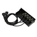 Miniatyrbild 5 av 7: USB3.0 Hub Frontpanel 5Gbps 4 Portar 19pin Optisk Enhet Frontpanel för 5.25 Tum PC Datorchassi