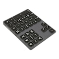 Pikkukuva 4 / 7: Langaton numeronäppäimistö Mini Ultra Ohut Alumiiniseos 7 Värin Taustavalaistu 34 Näppäimen Numeronäppäimistö Windowsille ja OS:lle