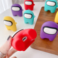 Miniatyrbild 5 av 7: Among us AirPods Earphone Wireless Case Cover _ tillbehör _ Bl - spot sales Yellow airpods1.2