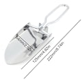 Miniatyrbilde 3 av 5: Sammenleggbar hagespade i rustfritt stål, lett mini sammenleggbar hagespade, praktisk campingspade, for hagearbeid og sammenleggbart verktøy