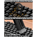 Miniatyrbillede 2 af 7: 8 i 1 multifunktionel hovedtelefonrenser med Keycap Puller Svart