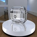 Miniatyrbild 3 av 5: TPU Anti Drop Hörlurskydd Transparent Mjukt Skal Hörlursskydd för IOS Hörlurar Svart för IOS Hörlurar Nya Generation 3