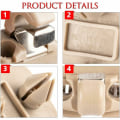 Miniatyrbillede 3 af 5: Sort interiør Solskyddskrog Tether Holder til A1 A3 A4 A5 Q3 Q5 8e0 857 562