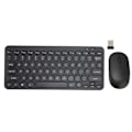 Miniatyrbillede 1 af 6: 2.4G Trådløst Tastatur og Mus Sæt 78 Taster Retro Rund Tastehætte Lydløse Knapper Ergonomisk Mus og Tastatur til Kontorbrug Sort