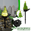 Miniatyrbillede 1 af 9: Solar udendørs have julgran lys stativ 1pc
