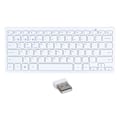 Miniatyrbilde 1 av 7: Bluetooth-tastatur for nettbrett PC, ultratynn, bærbar, 78 taster, hvit trådløs Bluetooth-tastatur for IOS for Android