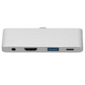 Pikkukuva 1 / 7: Type C Hub 4 in 1 4K Teräväpiirto USB3.0 Liitäntä Hienostunut Valmistus Type C Telakointiasema
