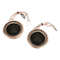 Miniatyrbilde 2 av 7: 2 stk. Bil Tweeter 25mm 150W Rose Gull Metall Aluminium 2-veis System Mikro Dome Bil Tweeters for Bil