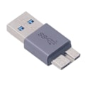 Miniatyrbild 7 av 7: Micro B till A Hane Adapter 10GB Maximal Överföringshastighet Micro B Adapter för Dataöverföring Laddning Universell Kompatibilitet