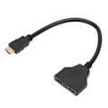 Miniatyrbillede 6 af 6: HD Multimedia Interface Splitter 1 ind 2 ud Han til Dobbelt Hun HD Multimedia Interface Adapterkabel