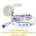 Miniatyrbild 1 av 8: DC 5V dimbara LED-chips SMD LED-lampa DIY Light Justerbar LED A11