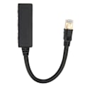 Pikkukuva 2 / 7: RJ45 Ethernet -sovitinkaapelin jatko 1–3 porttia, erinomainen yhteys, tiedonsiirto, hyvä signaali, Ethernet-liitäntäsovitin