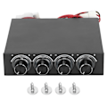 Miniatyrbillede 1 af 6: Køleblæser Controller Humaniseret Støjreduktion Multifunktionel PWM Hastighedscontroller 5V-12V