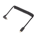 Miniatyrbilde 4 av 6: USB C Kabel USB C til USB C 14K 60hz 3A Hurtiglading 10Gbps 1.2m Helisk Fjærdesign USB C Strømkabel Hann Vinkel til Hann Rett Plugg
