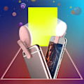 Miniatyrbillede 4 af 7: Bærbar Selfie Flash LED Clip-on Selfie Lys til Nat Sort 57*40*27mm white
