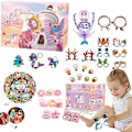 Miniatyrbillede 4 af 5: Jule-adventskalenderboks 24 stk Prinsesse Legetøjsmakeup Sæt Søde Enhjørninger Legetøj Snemand til Piger Julegaver style 3
