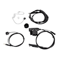 Miniatyrbilde 5 av 7: 7.1mm Teleskopisk Halsmikrofon Headset Fingermikrofon U94 PTT Radio Ørepropp for Baofeng UV9R PLUS UVXR BF9700