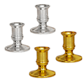 Miniatyrbillede 3 af 4: 20 ST søjlelys base elektronisk taper lys stativ base Silver 20PCS