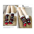 Miniatyrbild 4 av 4: Dam Vinter Fuzzy Warm Socks Non Halk Supermjuk tjock julstrumpa type1