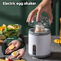 Miniatyrbillede 2 af 11: Elektrisk ægshaker fuldautomatisk æggehvidepisker USB opladning Golden Egg Maker White