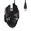 Miniatyrbillede 3 af 7: Mekanisk Mus 12800 DPI Ergonomisk Udtrækkelig Justering RGB USB Sort 6D Knap Gaming Kablet Mus