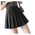 Miniatyrbild 1 av 3: Tenniskjolar Dam Golf Veckad byxkjol Sport Fitness Shorts Hög midja Yoga Löpar Shorts Kjol Gym Kläder Black Black L