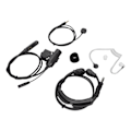 Miniatyrbilde 6 av 7: 7.1mm Teleskopisk Halsmikrofon Headset Fingermikrofon U94 PTT Radio Ørepropp for Baofeng UV9R PLUS UVXR BF9700