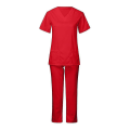 Miniatyrbillede 3 af 5: Unisex Top Bukser Scrub Sæt Tandlæge Kostume Til Brug Red XL