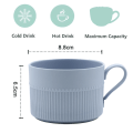 Miniatyrbillede 2 af 5: 250ml Keramisk Kaffe Kop, Ensfarvet Tekop, Smuk og blue