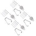 Miniatyrbilde 3 av 7: 4 Sett Stylus Pennspisser Nettbrett Stylus Pennspisser Erstatningsverktøysett for Galaxy Tab S6 SMT860 SMT865