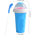 Pikkukuva 2 / 7: Taikina Jäätelö Smoothie Kupit Kesä Slush Kupit (punainen) Röd täckt