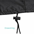 Miniatyrbillede 4 af 5: Pool Cover Firkantet Solcelle Pool Cover, Elastisk Snor Vandtæt Spa Cover Udendørs Cover til Pool, Sort 218*218*30cm LO-Ron