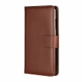 Miniatyrbillede 2 af 5: SKALO Samsung A22 5G Flip Cover m. Pung i Ægte Læder - Vælg farve Brown