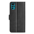 Miniatyrbillede 3 af 9: SKALO Motorola Moto G22 Premium Wallet Flip Cover - Sort Black
