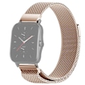 Pikkukuva 1 / 3: SKALO Milanese Loop to Amazfit GTS 2/2e/2 Mini - Valitse väri Pink gold